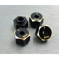 Messing Hex Adapter 8mm