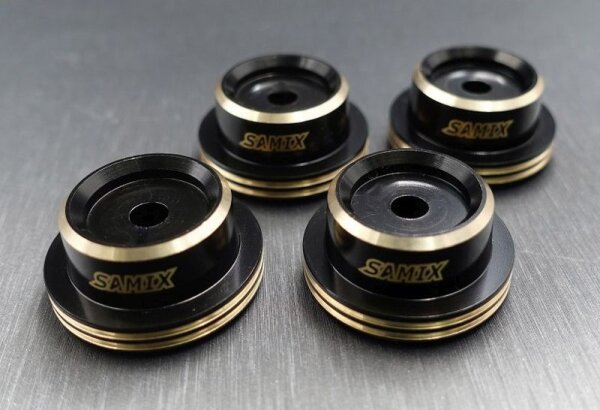 SCX-6 brass shock spring under cap 4pcs