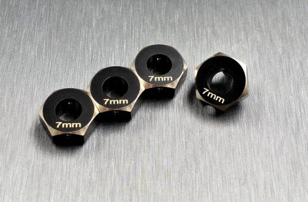 SCX-6 brass hex adaptar (7mm)