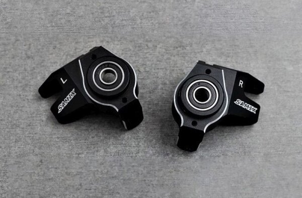 SCX-6 alum steering knuckle (7075 Alu) with outer 8x19x6 bea