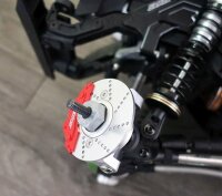 SCX-6 alum steering knuckle (7075 Alu) with outer 8x19x6 bea
