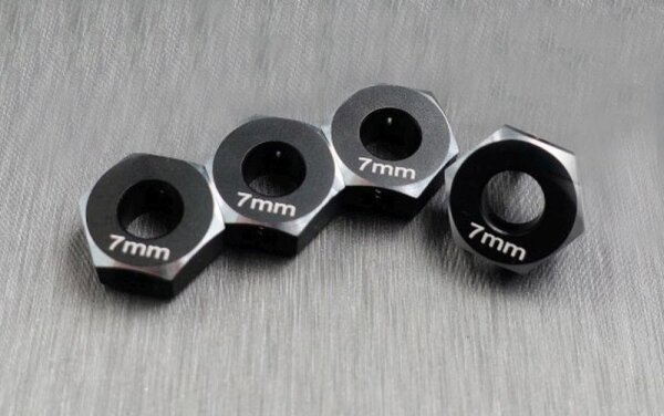 SCX-6 alum. hex adaptar (7mm)