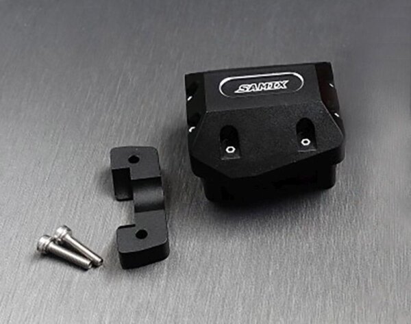 SCX-6 alum. diff. cover (with adjust weight)