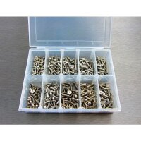 Edelstahl M3 Schrauben Set 350Stk.