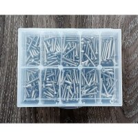Edelstahl M3 Schrauben Set lang 350Stk.