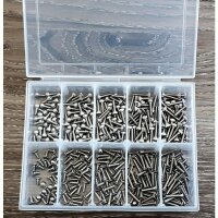 Edelstahl M2.5 Schrauben Set 350Stk.