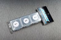 30pcs 3x5x0.1,0.2,0.3 (with 3 small plastics box)