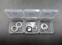 30pcs 8x12x0.1,0.2,0.3 (with 3 small plastics box)