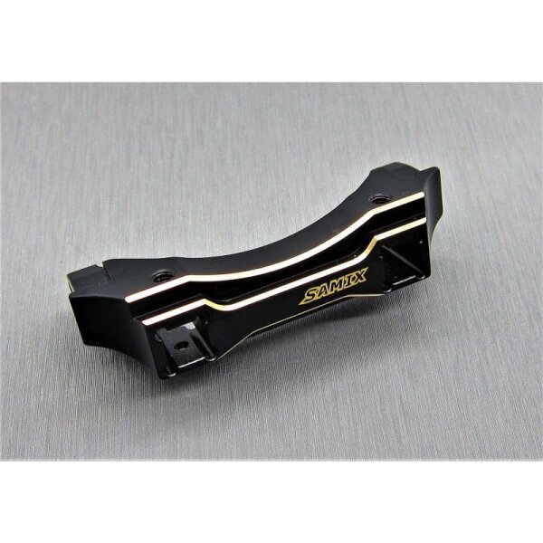 Messing vorn Bumper BefestigungsSet schwarz