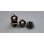 Messing Hex Adapter 6mm schwarz