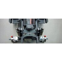 Aluminium Chassisverstrebung hinten schwarz