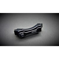 Aluminium Bumper Befestigungs Set vorn schwarz