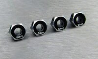 Aluminium Hex Adapter 6mm schwarz