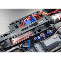 Aluminium Batteriehalteplatte schwarz