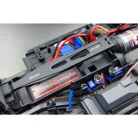 Aluminium Batteriehalteplatte schwarz