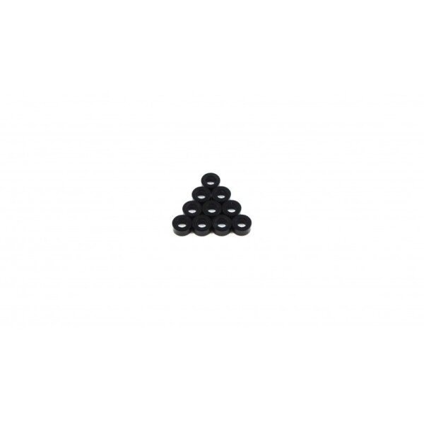 Aluminium Beilagscheibe 3x2.5mm schwarz (10 Stk.)