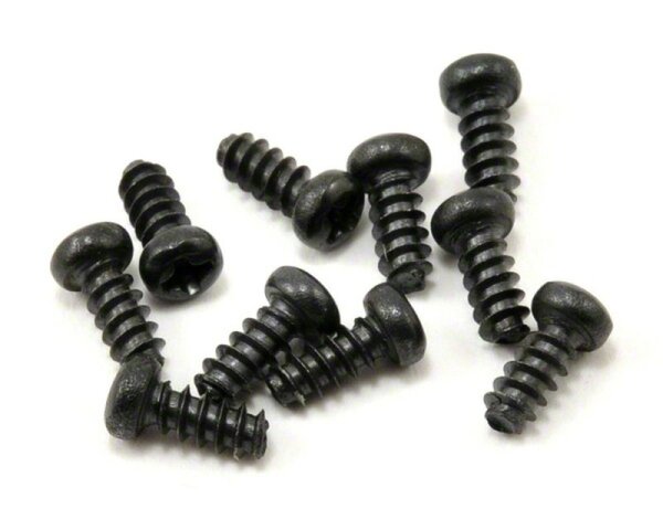 SLVR Serpent Schraube Kreuz Rundkopf widethread 2.5x6 (10)
