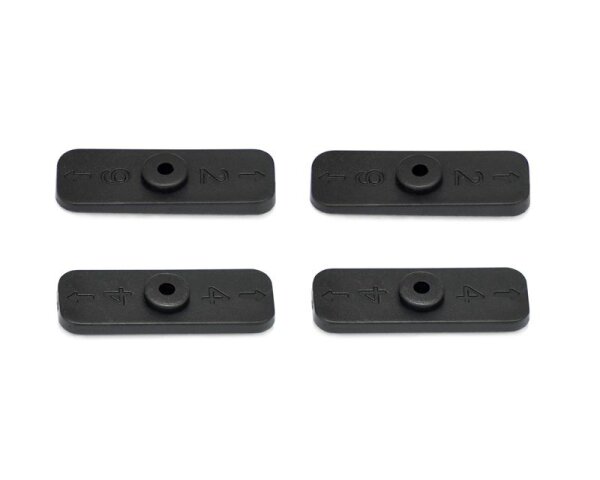 SLVR Wing mount plates (2+2) SRX8