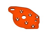 Motorplatte Alu orange