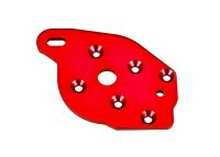 Motorplatte Alu rot