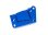 Motorplatte Alu blau