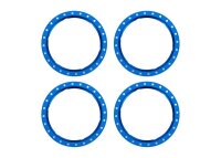 Pro Scale Beadlock Ringe Aluminium blau (4)