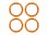 Pro Scale Beadlock Ringe Aluminium orange (4)