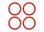 Pro Scale Beadlock Ringe Aluminium rot (4)