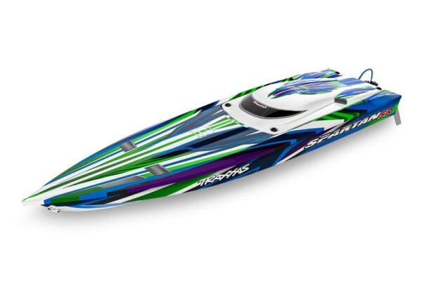 TRAXXAS SPARTAN SR grün 36Zoll Rennboot mit Self-Righting