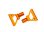 Querlenker 6061-T6 Alu vorn unten Alu l/r orange