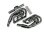 Aupuff schwarz/chrome