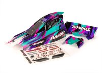 Karosserie Bandit VXL violett/blau mit Aufkleber