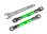 Sturz-Spurstange 7075-T6 Alu grün 67mm vorne l/r