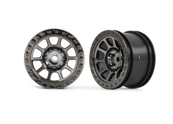 Felgen 2.2 schwarz-chrom hinten