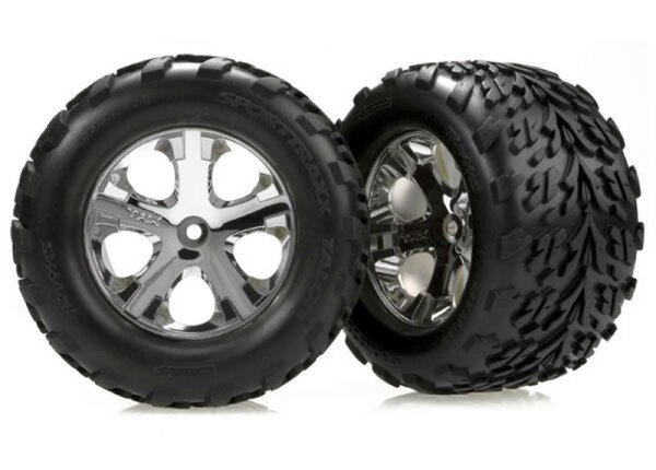 Talon Reifen auf All-Star 2.8 Felgen chrom hinten (2)