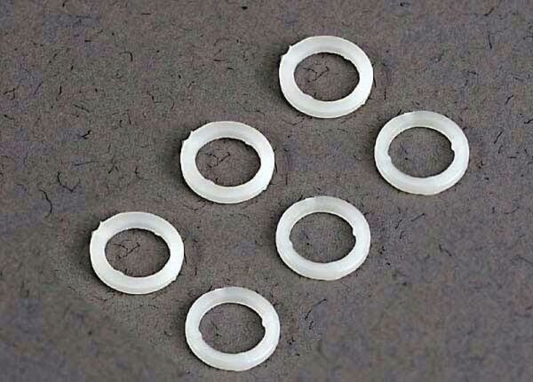 Beilagscheiben Kunststoff weiß 5x8x1mm (6)