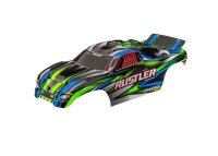 Karosserie Rustler grün clipless mit Aufkleber