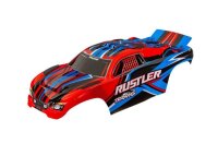 Karosserie Rustler rot clipless