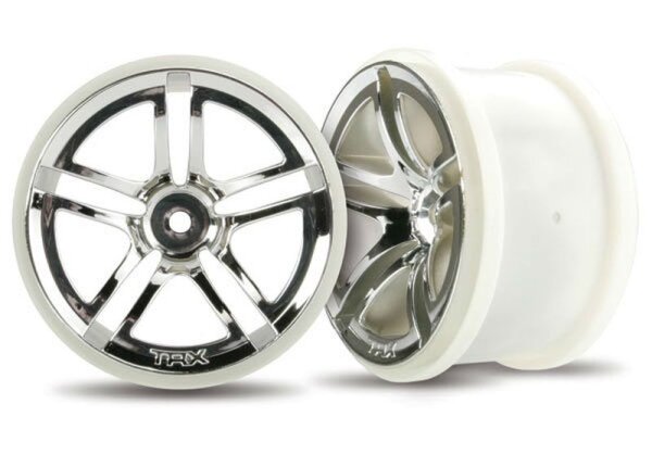 SLVR Twin-Spoke 2.8 Felgen chrom hinten (2)