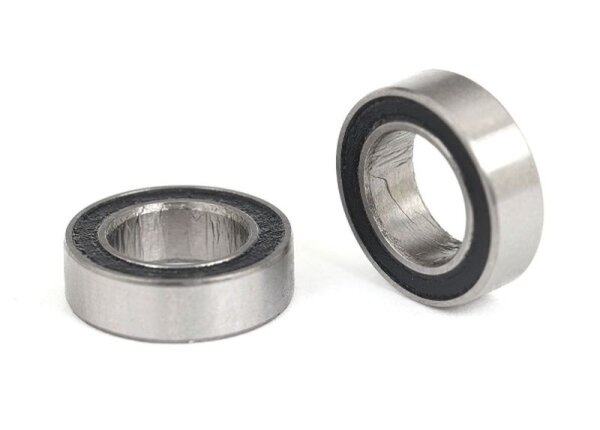 Kugellager 6x10x3mm mit Gummidichtung schwarz (2)