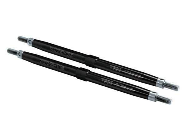 L/R Gewindestange 7075-T6 Alu rot vorne 112mm (2)