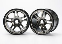 Split-Spoke 3.8 Felgen schwarz-chrom 17mm (2)
