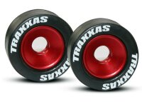 Wheelie bar Felgen 6061-T6 Aluminium rot (2) inkl. Schrauben