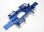 Chassis 6061 T-6 Aluminium blau 3mm