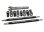 L/R Gewindestangen 7075-T6 Aluminium schwarz 128mm (2)