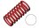 GTR Dämpfer-Feder rot vorne (2.9 rate weiss) (2)