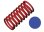 GTR Dämpfer-Feder rot hinten 120mm (5.9 rate blau) (2)