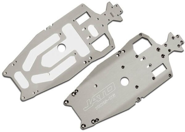 Chassis 7075-T6 Aluminium titan-eloxiert 3mm