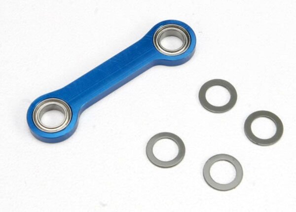 Lenkplatte 6061-T6 Aluminium blau mit Kugellager