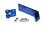 Ruder-Halter Aluminium blau mit Kugeln